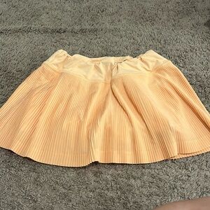 lululemon athletica Pleated Skirt in Peach